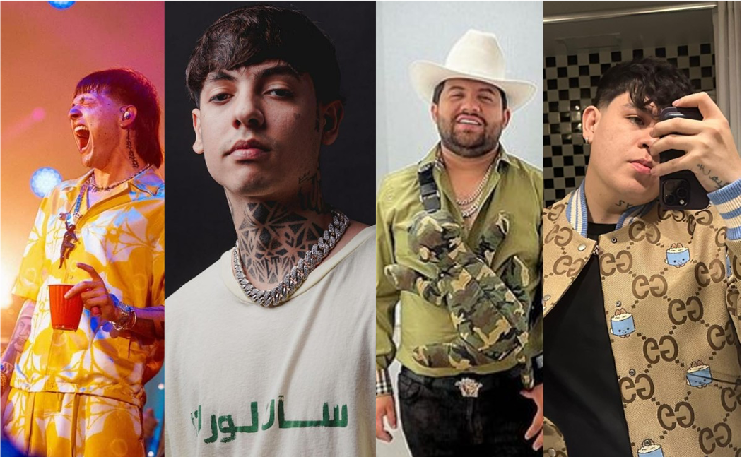 Artistas que ya no cantarán corridos tumbados tras prohibiciones en varios estados