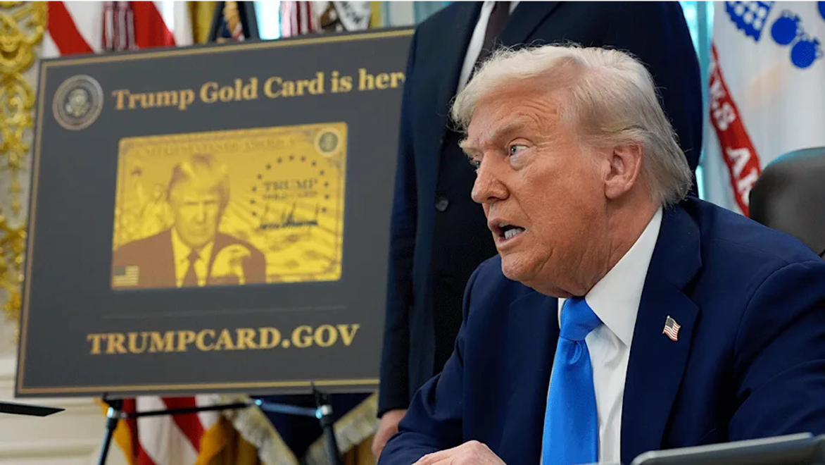 Trump lanza “tarjeta dorada” de residencia en EU: costará 1 millón de dólares