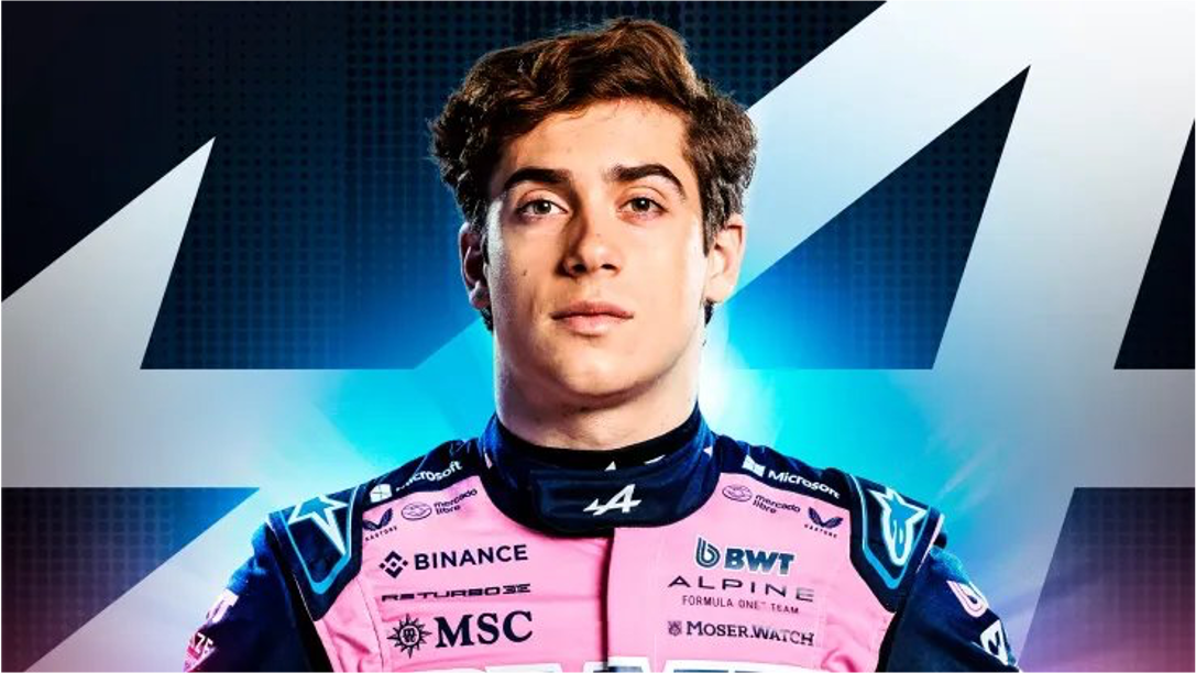 ¡Confirmado! Franco Colapinto correrá en la Fórmula 1 en 2026 con Alpine