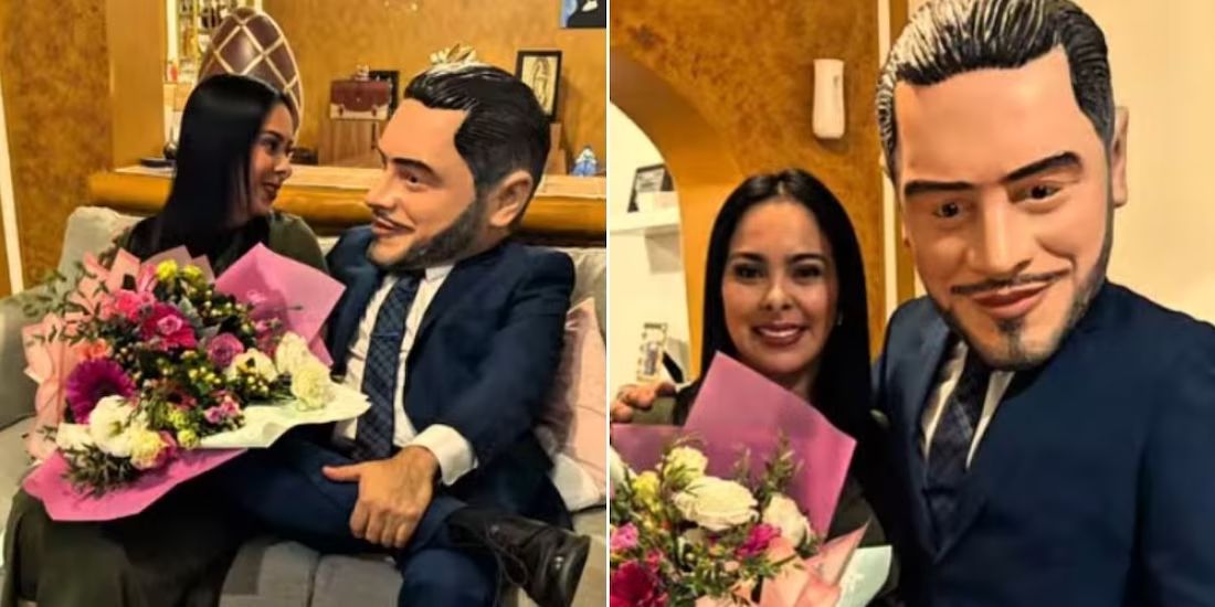 ¿Omar García Harfuch entregando flores? El video que tiene a las redes sociales de cabeza